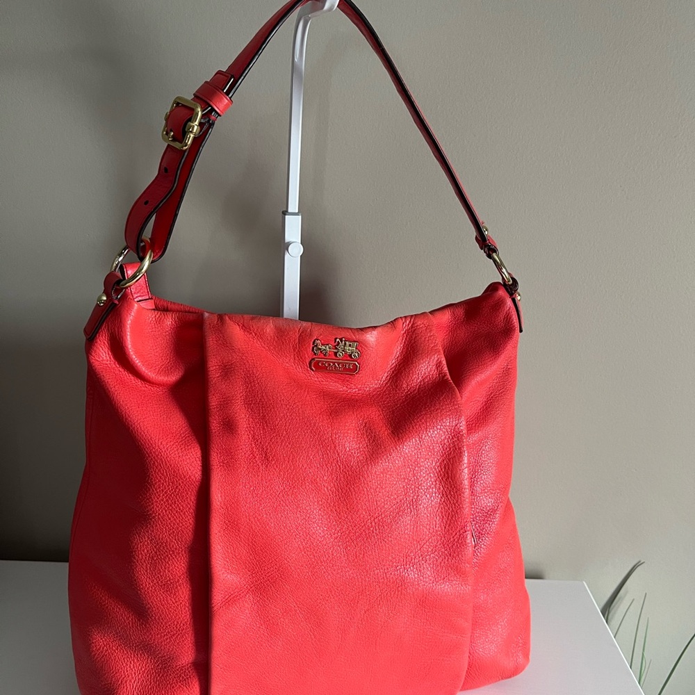 Coach Madison Isabelle Hobo Bag with Gold Hardware